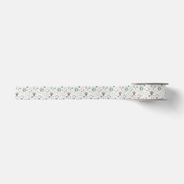 Ruban En Satin Baby Boy Blue Accents Baby Items (Devant)
