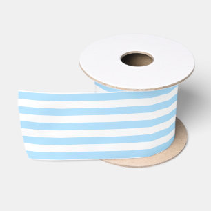 Ruban En Satin Baby shower Bleu Blancs Enveloppement Cadeau Anniv