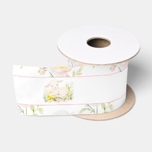 Ruban En Satin Baby shower d'agneau de printemps