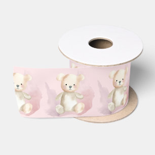 Ruban En Satin Baby shower en peluche