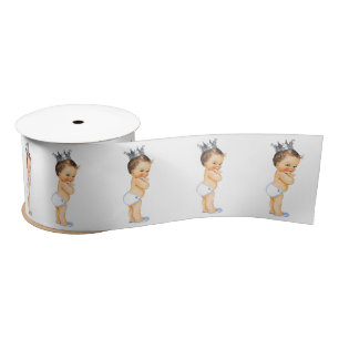 Ruban En Satin Baby-Shower Prince
