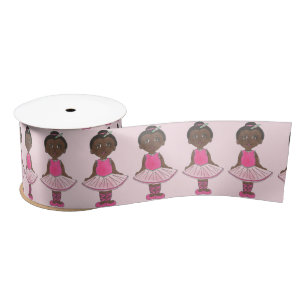 Ruban En Satin Balle rose Décor Ballerina Considérant Tutu