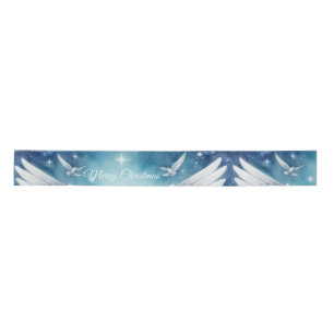 Ruban En Satin Beau Ange Blanc Gardien
