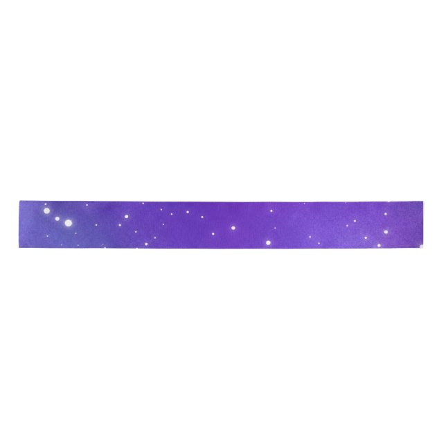Ruban En Satin Beau violet étoile Sky Galaxy Art (Devant)
