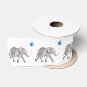 Ruban En Satin Bébé Eléphant Satin ruban pour nouveau bébé envelo