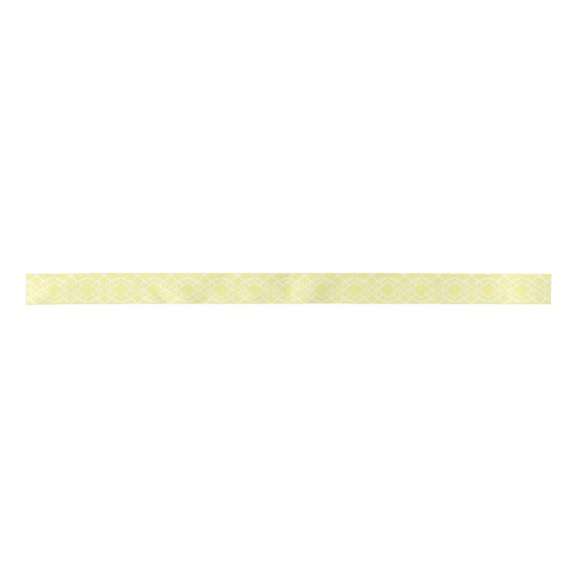 Ruban En Satin Beurre doux Cello Trellis Jaune Design (Devant)