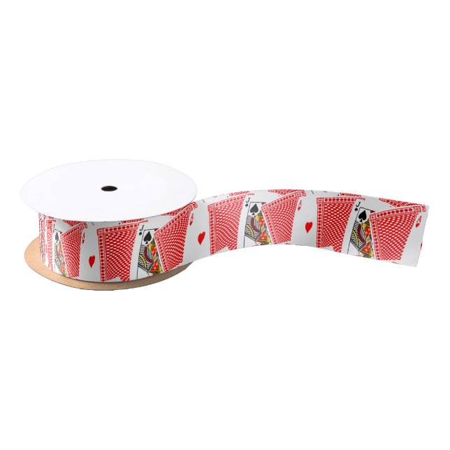 Ruban En Satin Blackjack (Bobine)