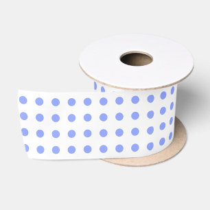 Ruban En Satin Bleu blanc Motifs correspondants