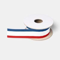 Bleu blanc rouge 1,5" au loin ruban de satin