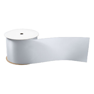 Ruban En Satin Bleu doux blanc pastel couleur uni