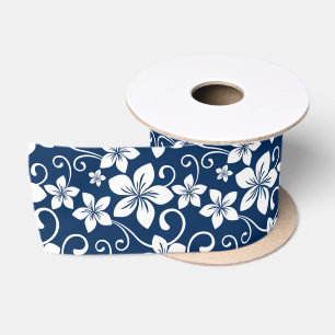 RUBAN EN SATIN BLUE HAWAII (MARINE) SATIN RIBBON