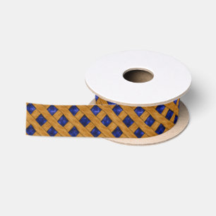 Ruban En Satin Blueberry Pie Motif pour boulangers