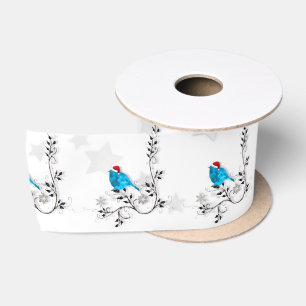Ruban En Satin Bluebird à Noël