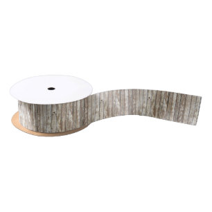 Ruban En Satin Bois patiné de grange