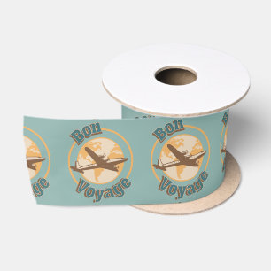 Ruban En Satin Bon voyage Voyage Voyageons dans le monde design