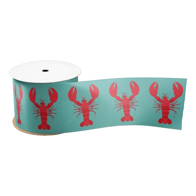 Ruban En Satin Boule de homard Anniversaire Fête Enfants mignons (Bobine)