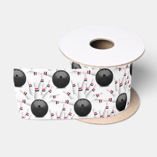 Ruban En Satin Boules de Bowling et Pins