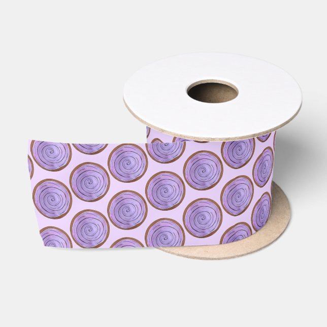 Ruban En Satin Bowl POI Purple Hawaiian nourriture Taro Root Hawa (Bobine)