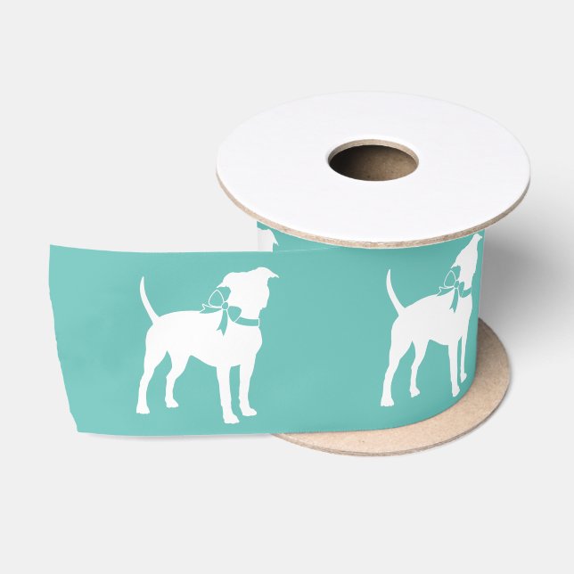 Ruban En Satin Bulle American Staffordshire Pit (Bobine)