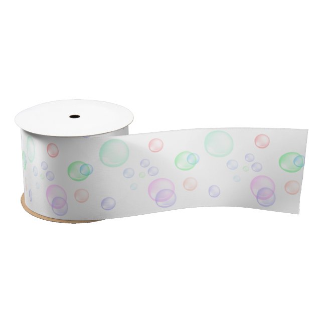 Ruban En Satin Bulles de savon (Bobine)