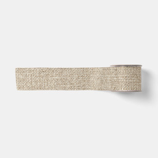 Ruban En Satin Burlap Look Pays Chic Tonalité Terre