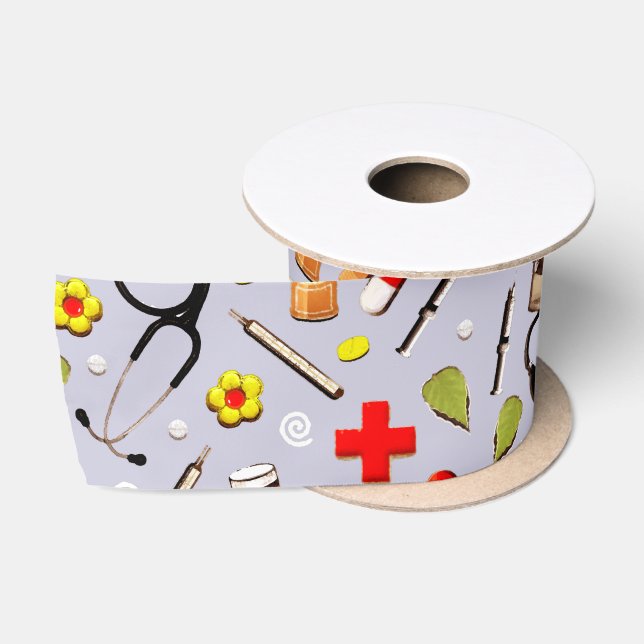 Ruban En Satin Cadeau infirmière (Bobine)