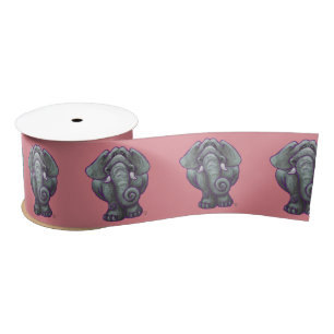 Ruban En Satin Cadeaux et accessoires éléphants