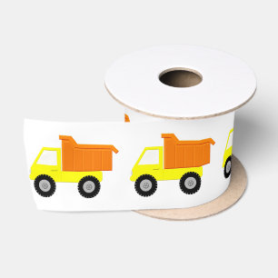 Ruban En Satin Camion de construction Jaune Toy