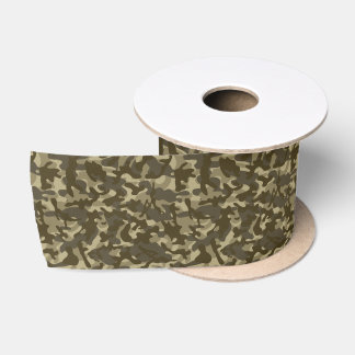 Ruban En Satin Camouflage central