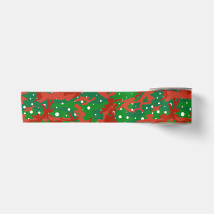 Ruban En Satin Camouflage Haus De Camo Xmas