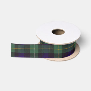 Ruban En Satin Campbell de tartan d'écossais de plaid de clan