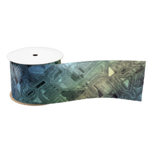 Ruban En Satin candy circuits - citron vert :