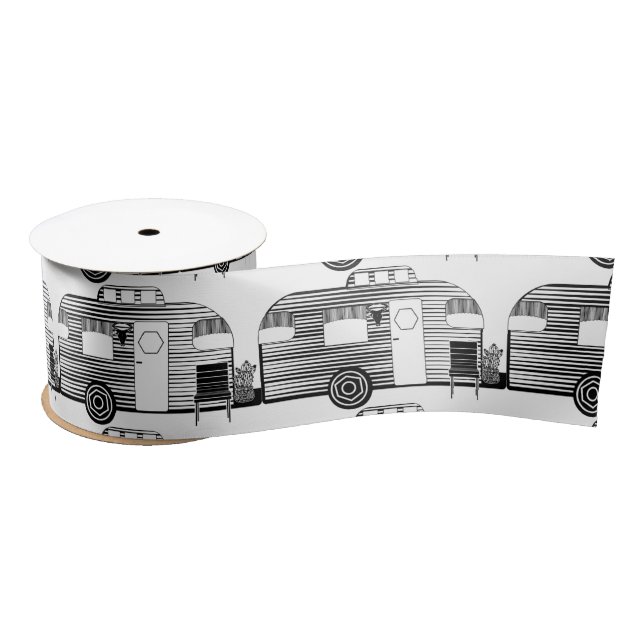 Ruban En Satin Caravane Camper Traveller Thunder_Cove (Bobine)