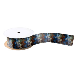 Ruban En Satin Carrés métalliques