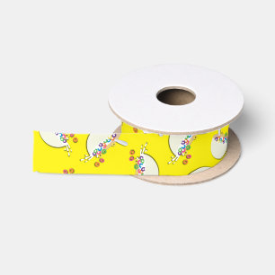 Ruban En Satin Cereal Bowl Enfants Slepover Anniversaire fête mig