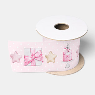 Ruban En Satin C'est une fille ! Aquarelle Rose Clip Art Baby Sho