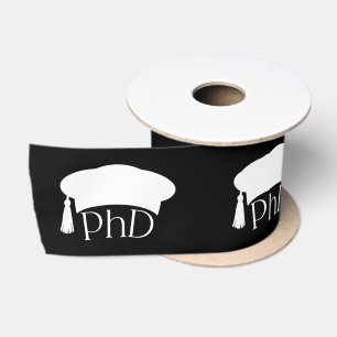 Ruban En Satin Chapeau de doctorat personnalisé pour la remise de