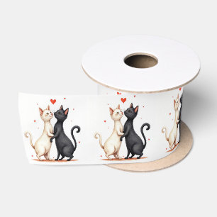 Ruban En Satin Chats Dansement Lent