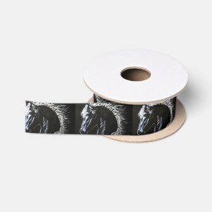 RUBAN EN SATIN CHEVAL ÉQUIN