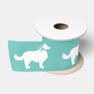 Ruban En Satin Chien Bouvier Collie Chiot
