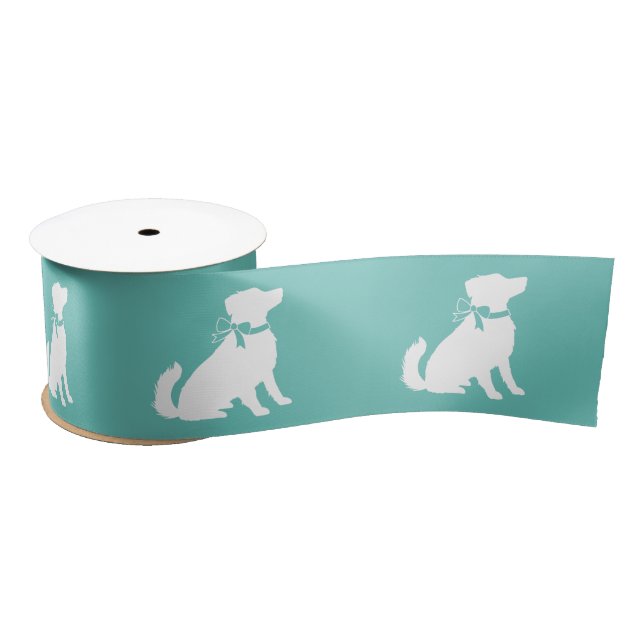 Ruban En Satin Chien de Berger australien Chien Chien Chien Chien (Bobine)