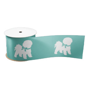 Ruban En Satin Chien de Bichon Frise Puppy