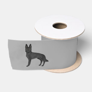 Ruban En Satin Chiens de dessin animé mignons Shepherd allemands