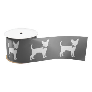 Ruban En Satin Chihuahua Chien Chiot Satin Ribbon