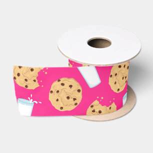 Ruban En Satin Chocolat Chip Cookie Enfants 1er Anniversaire Fête