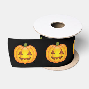 Ruban En Satin Citrouille de Halloween de dessin animé mignon