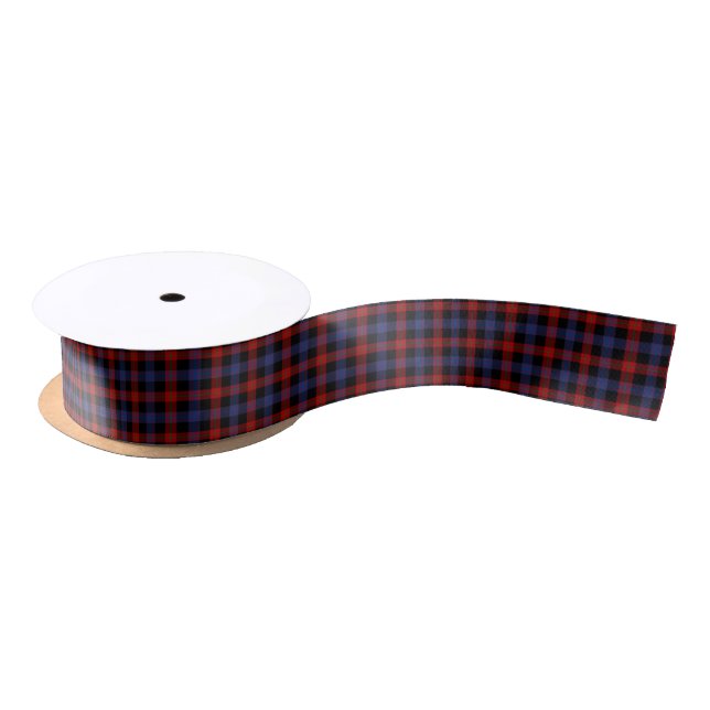 Ruban En Satin Clan Brown Tartan (Bobine)