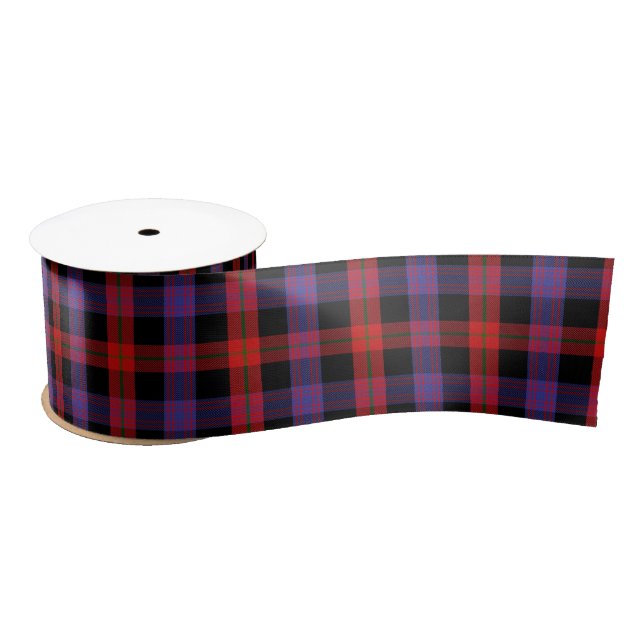 Ruban En Satin Clan Brown Tartan (Bobine)