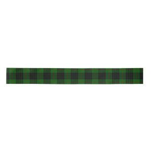 Ruban En Satin Clan Gunn Tartan Plaid