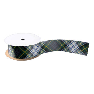 Ruban En Satin Clan Rustique Plaid Classique Gordon Tartan